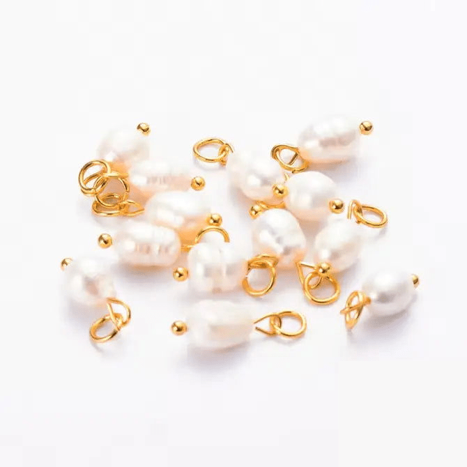 Classic Pearl Charm ~ 14k Gold Filled Freshwater Pearl Charm