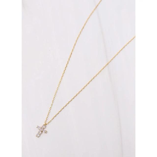 Pontiac CZ Cross Necklace