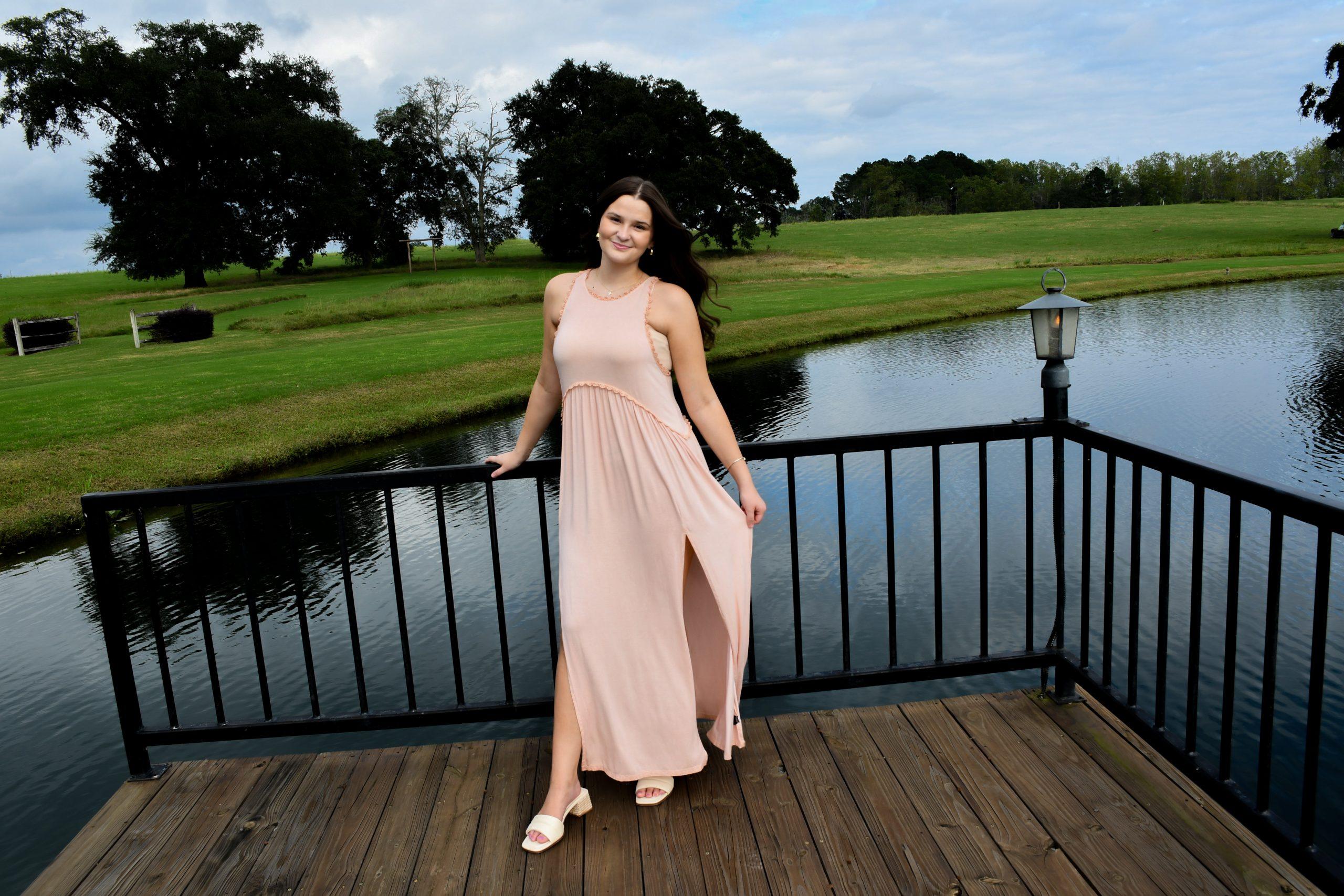 POL POWDER PEACH DRESS