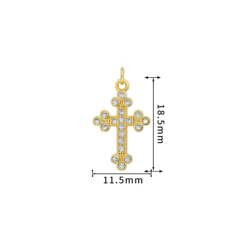 Trinity Cross Charm ~ Charm for Necklaces and Bracelets