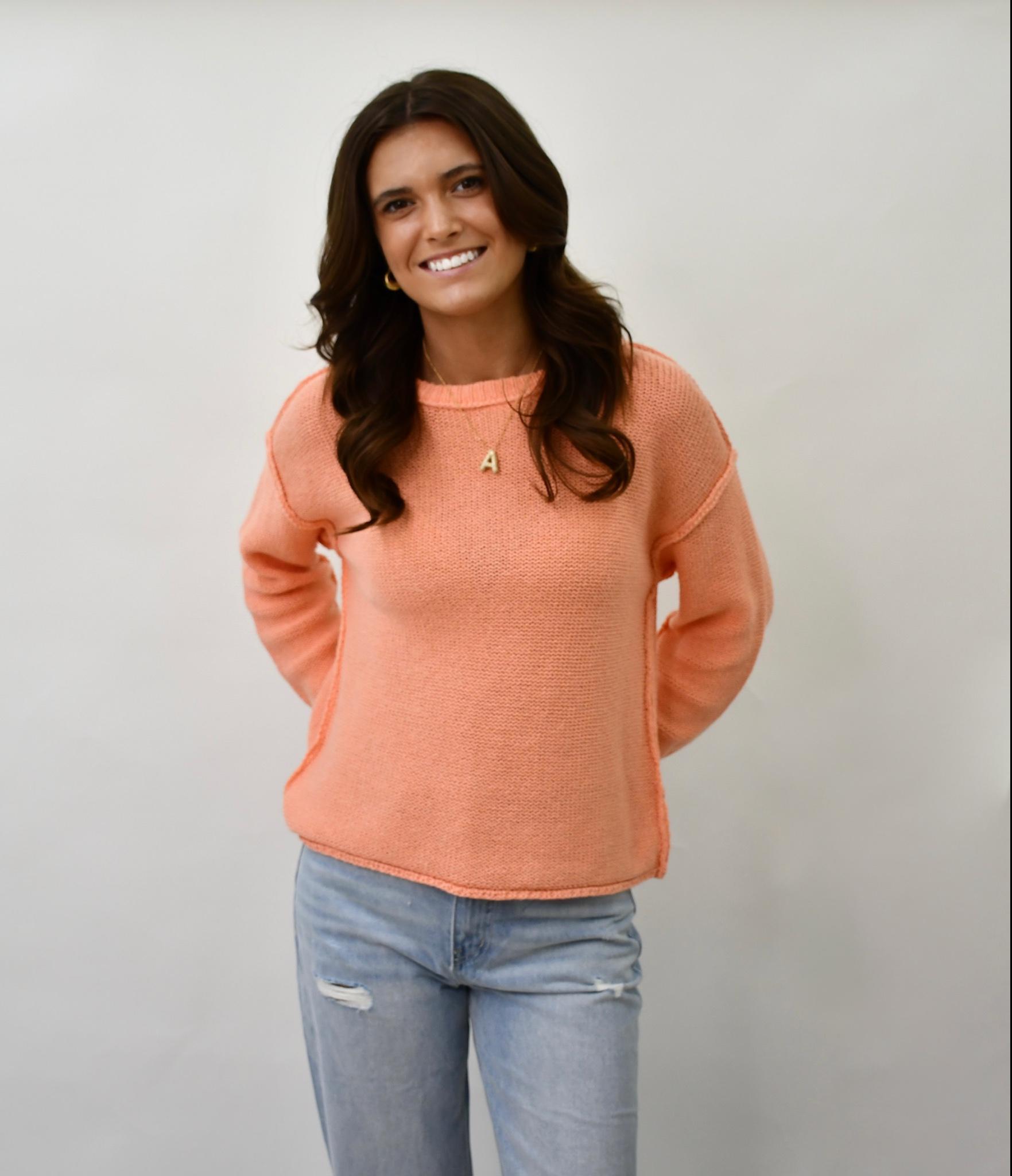 By Together Hailee Sweater Salmon Pink