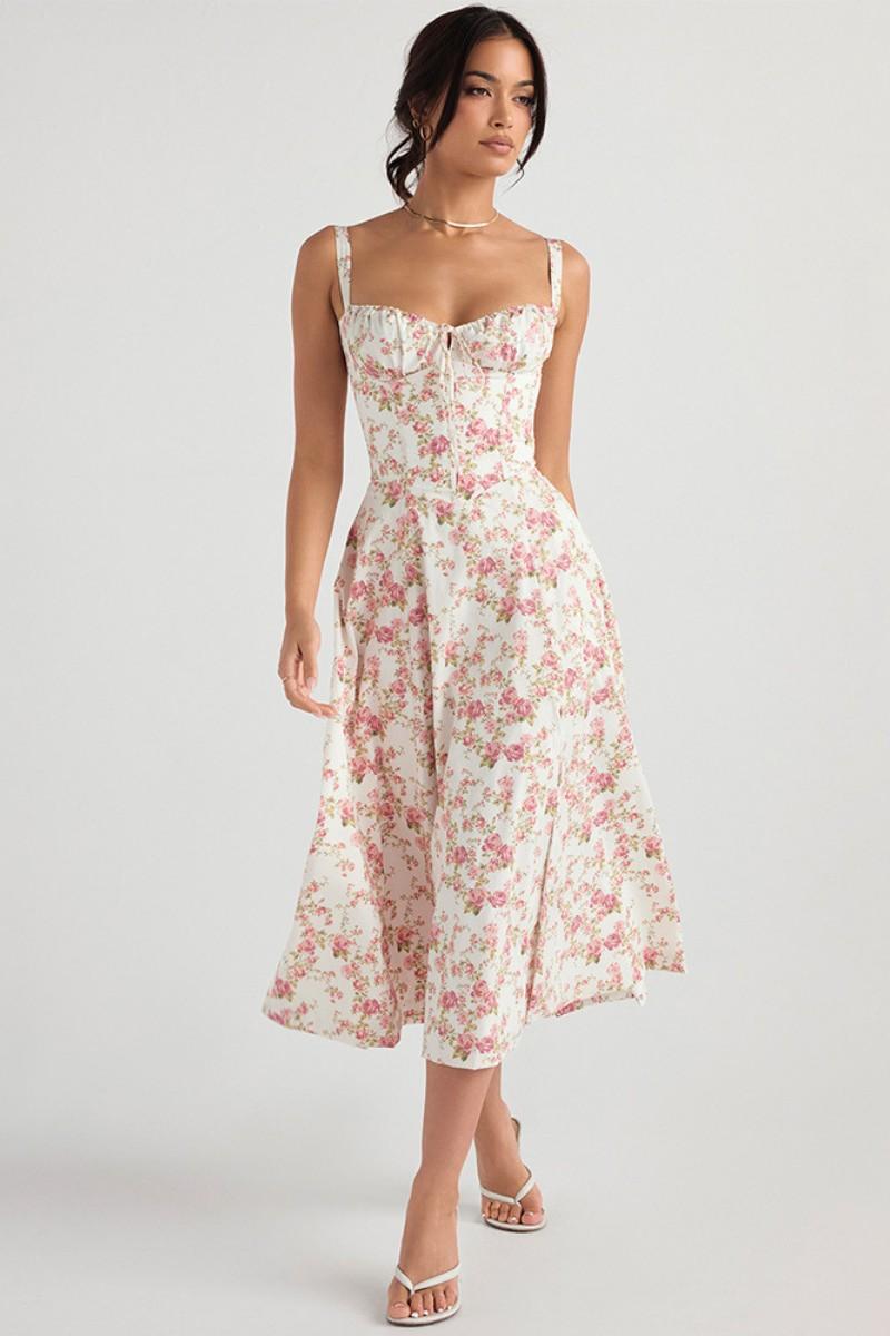 Lustrous Slim Fit Bow Dress