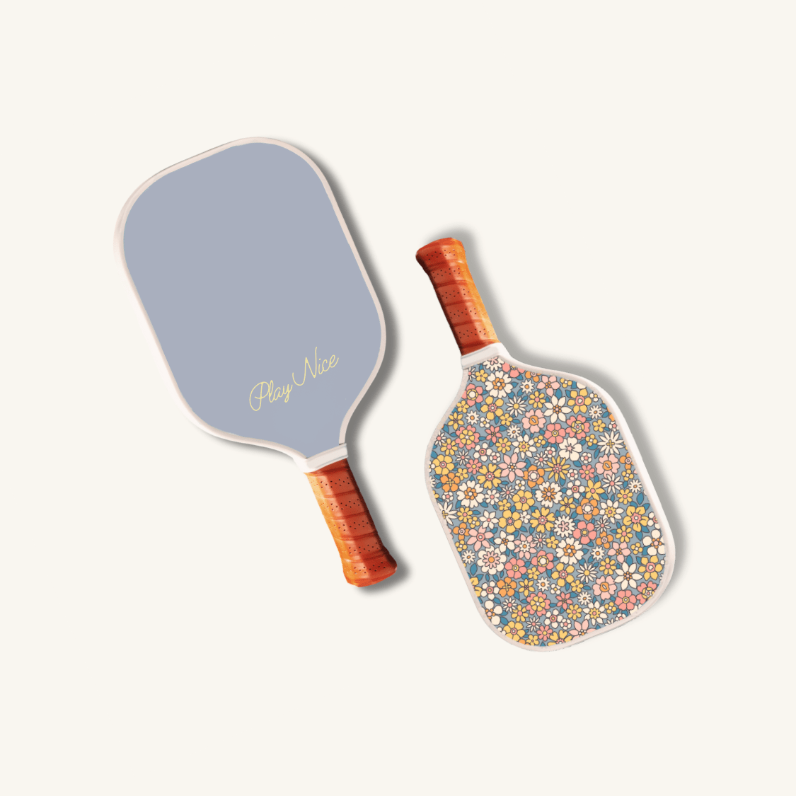 Cute Pickleball Paddle - double sided print, summer