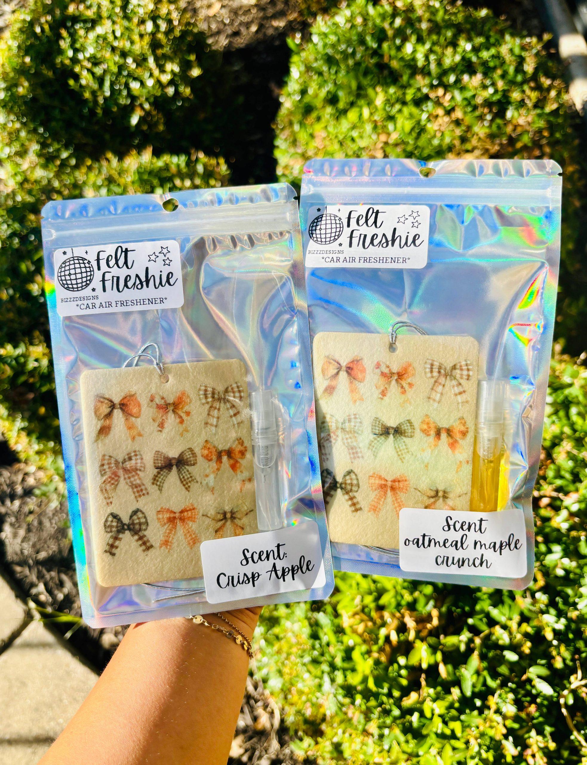 Fall Coquette Car Air Freshener for Fall | Fall Felt Freshie