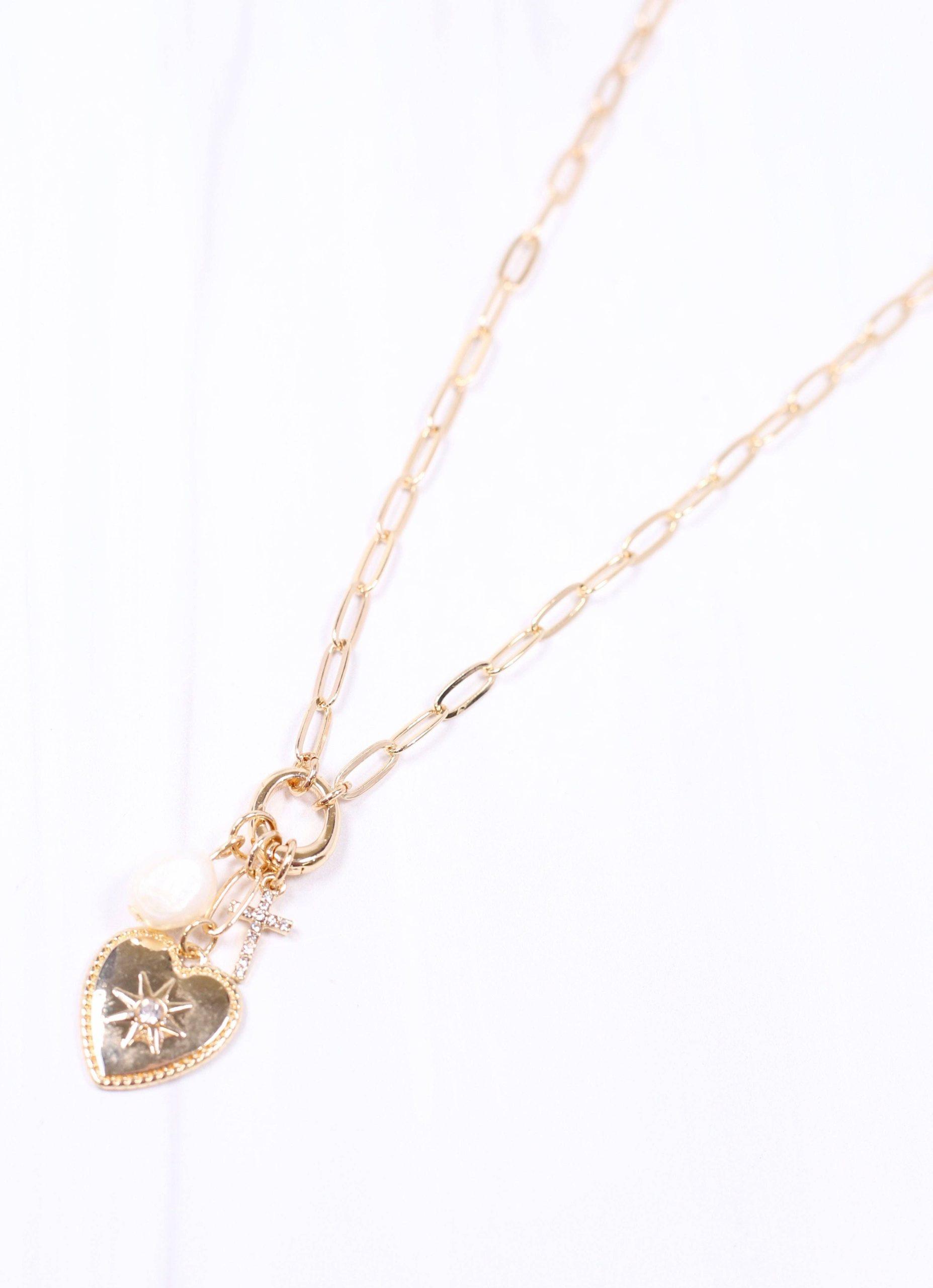 Dalton Charm Necklace GOLD