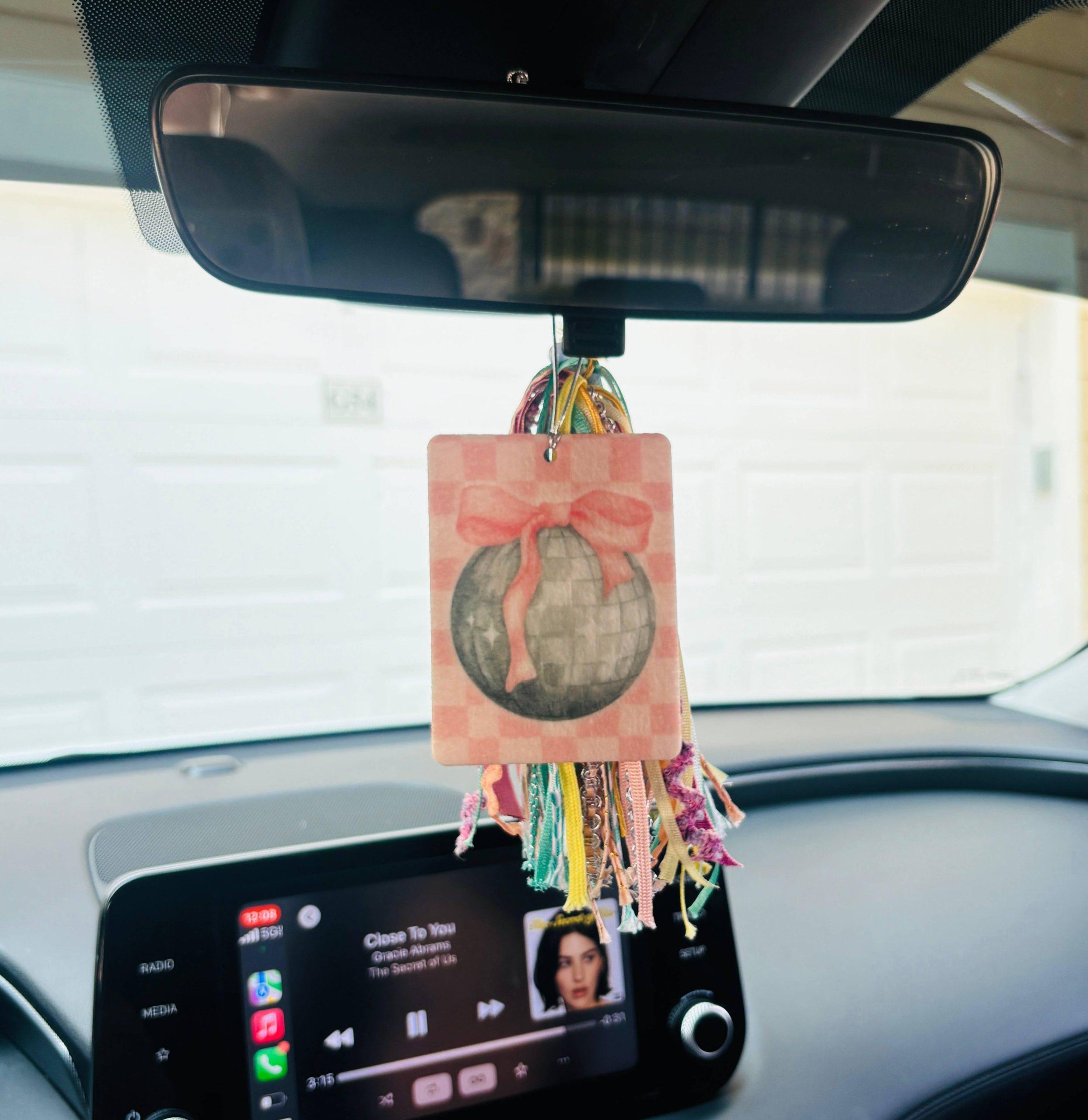 Disco Coquette Felt Freshie Boutique Car Air Freshener