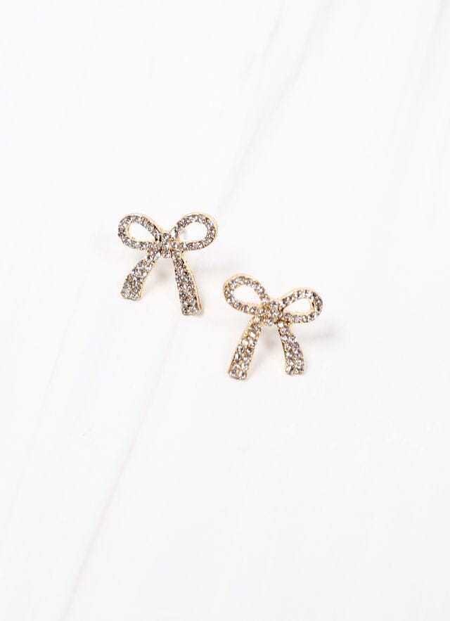 Wendover CZ Bow Earring