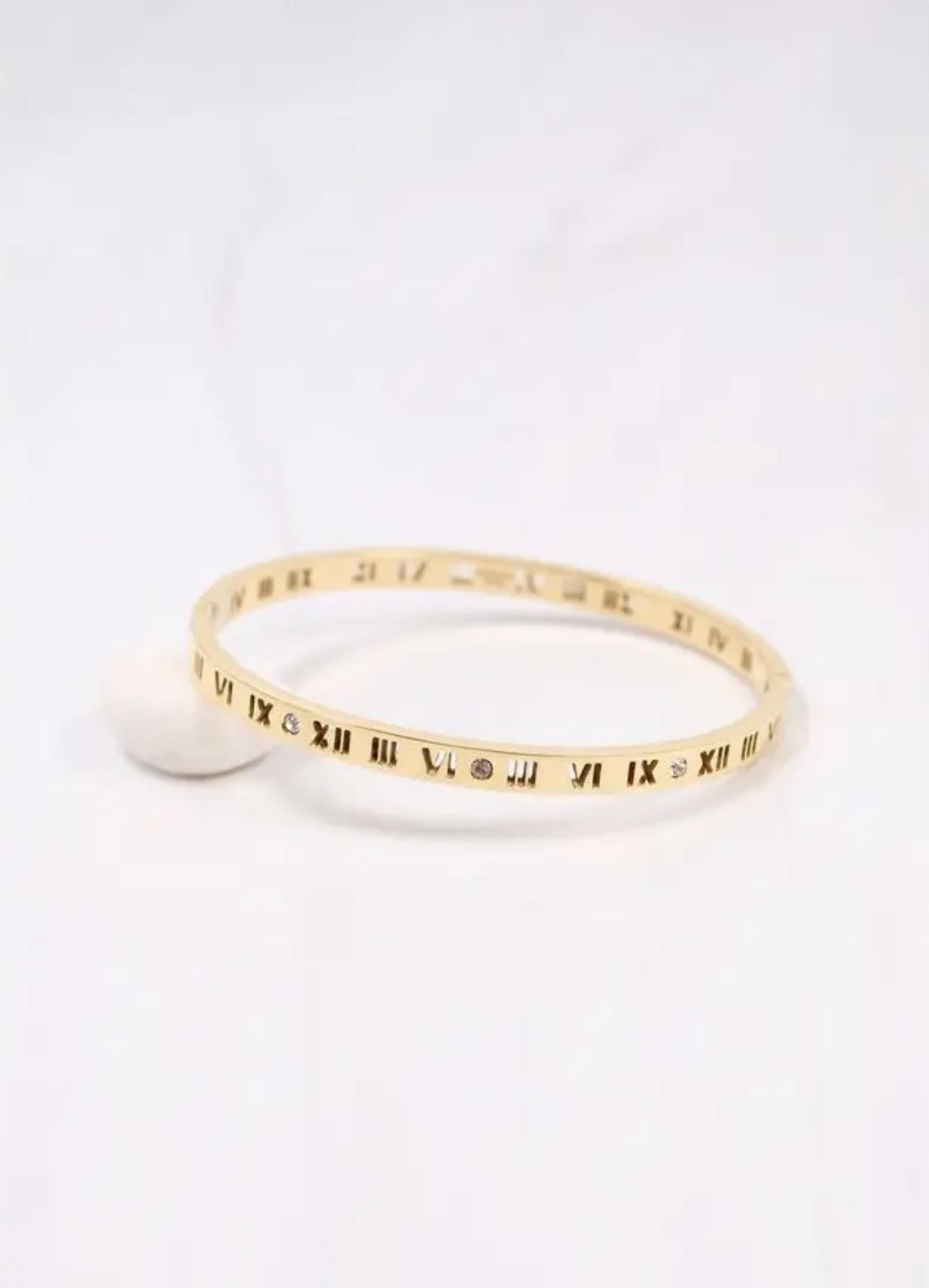 Benson Roman Numeral Bracelet
