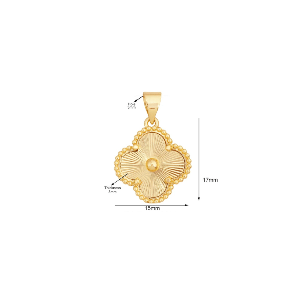 Golden Clover Charm