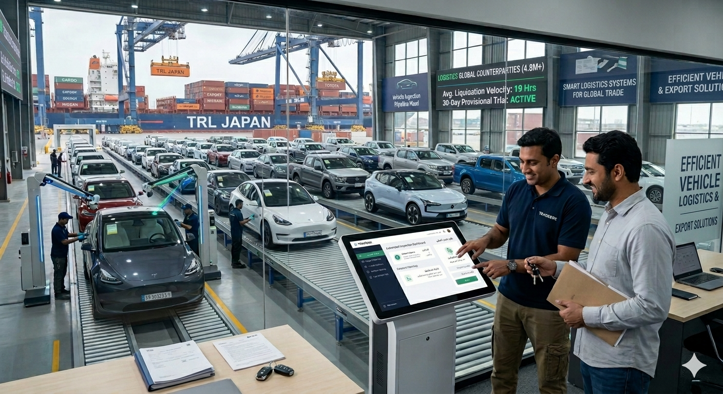 Modern dealership showroom